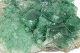 Green, Fluorescent, Cubic Fluorite Crystals - Madagascar #249310-2